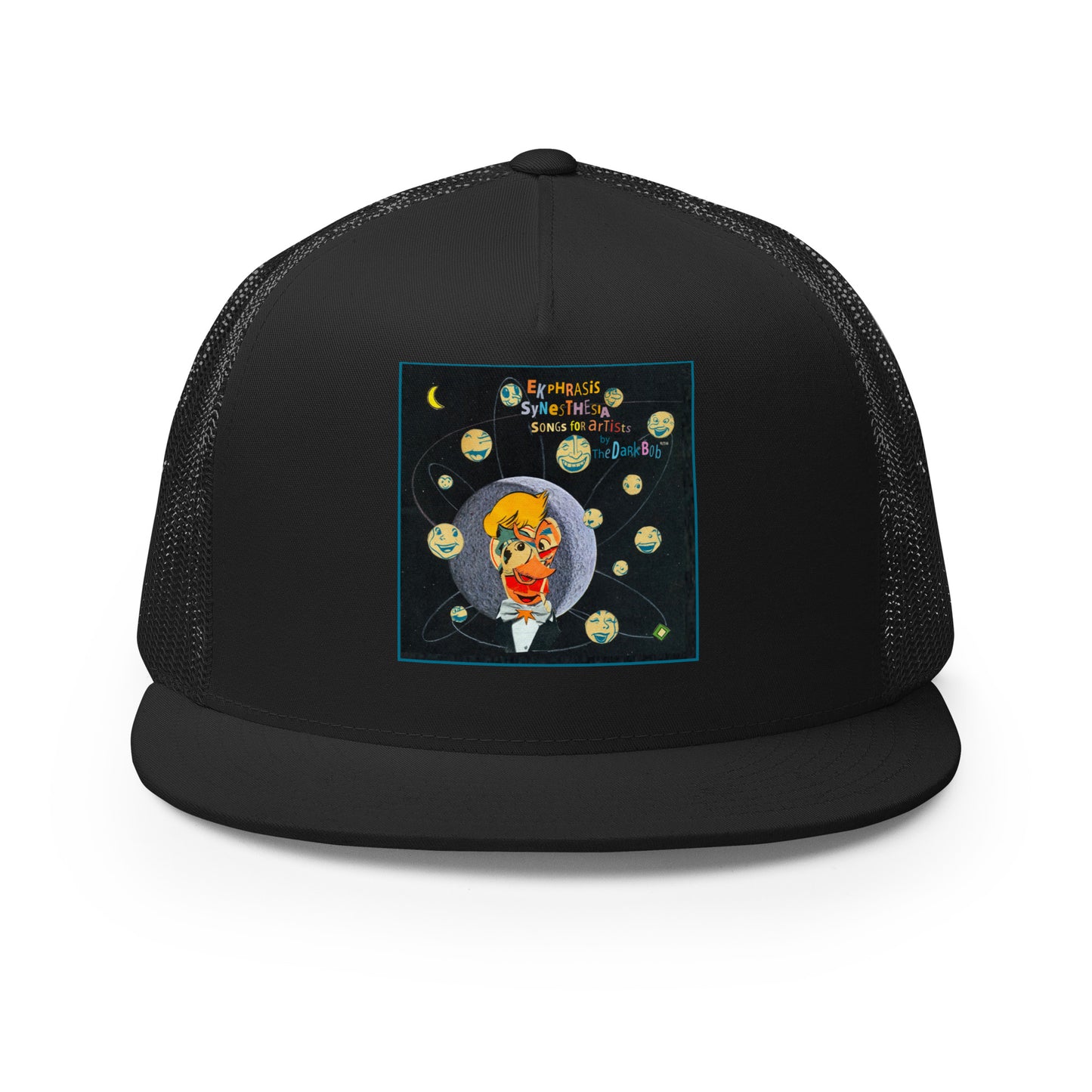 The Dark Bob 'Ekphrasis Synesthesia, Songs for Artists' Trucker Cap; Cover Art by Lou Beach