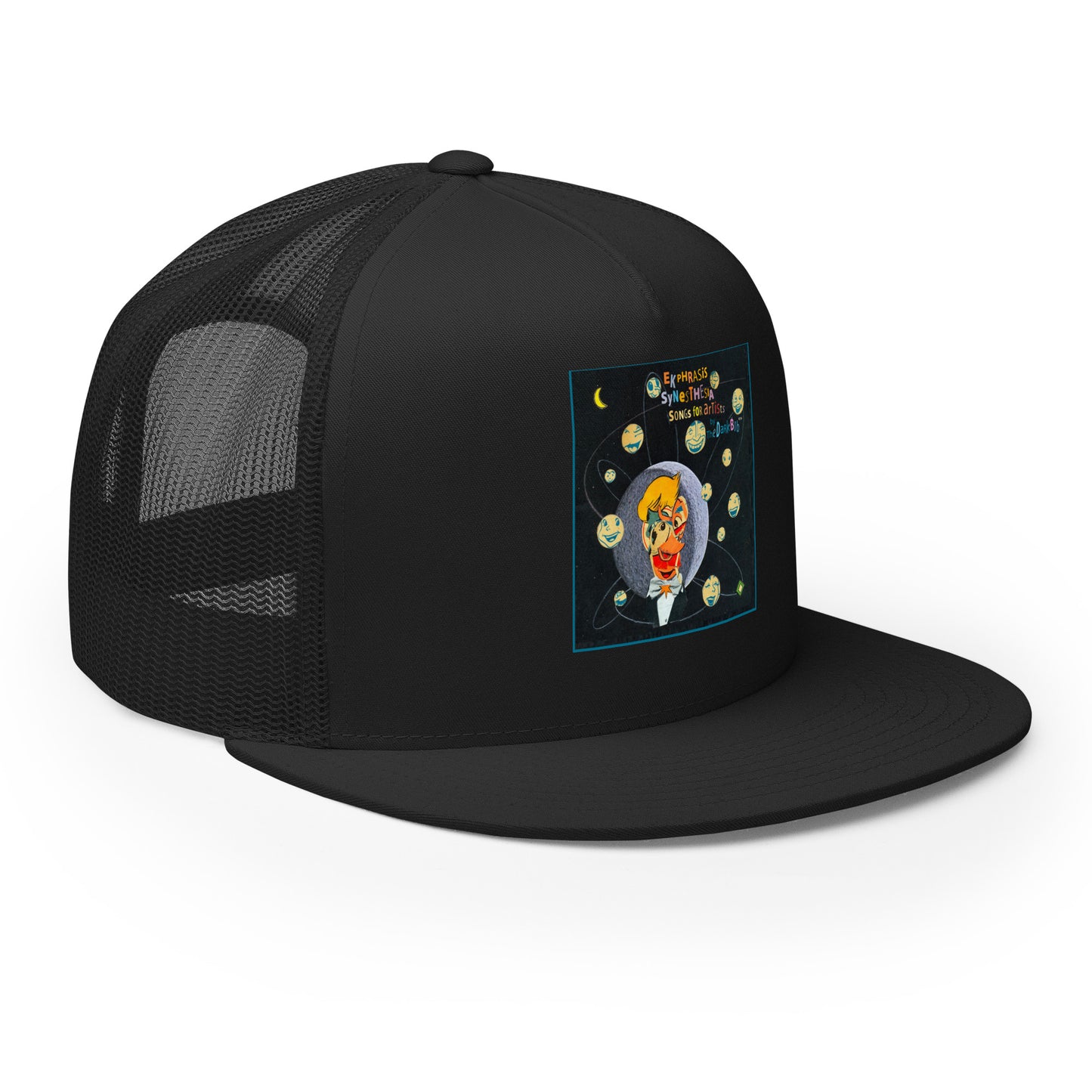 The Dark Bob 'Ekphrasis Synesthesia, Songs for Artists' Trucker Cap; Cover Art by Lou Beach