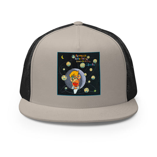 The Dark Bob 'Ekphrasis Synesthesia, Songs for Artists' Trucker Cap; Cover Art by Lou Beach