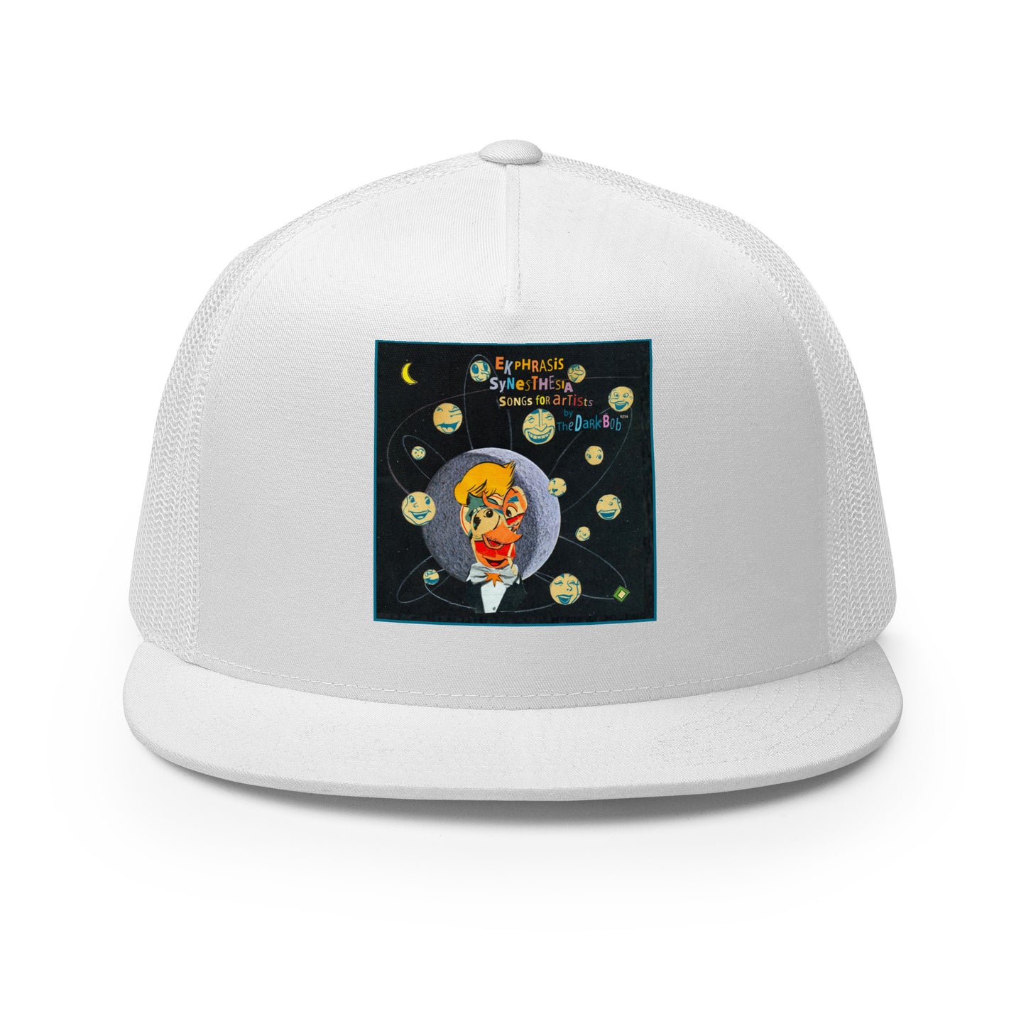 The Dark Bob 'Ekphrasis Synesthesia, Songs for Artists' Trucker Cap; Cover Art by Lou Beach