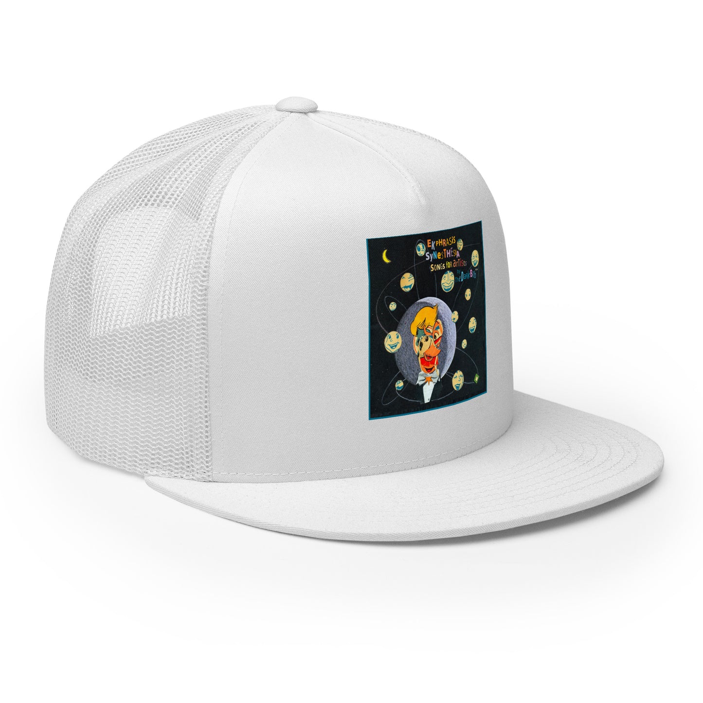 The Dark Bob 'Ekphrasis Synesthesia, Songs for Artists' Trucker Cap; Cover Art by Lou Beach
