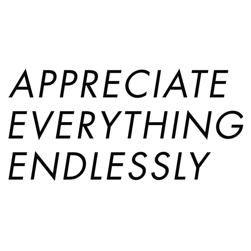 'Appreciate Everything Endlessly' CircleArt (Red, White & Blue) Structured Twill Cap