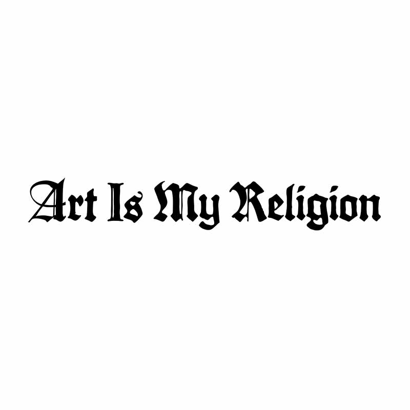 Art Is My Religion. Unisex Fashion Cut T-Shirt