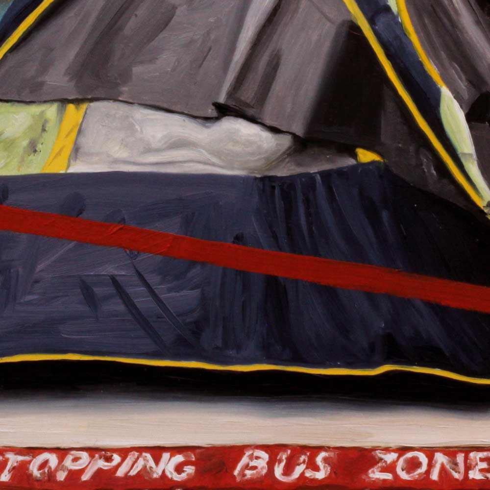Lisa Adams: 'Tent House 2' Art Drop Print Editions