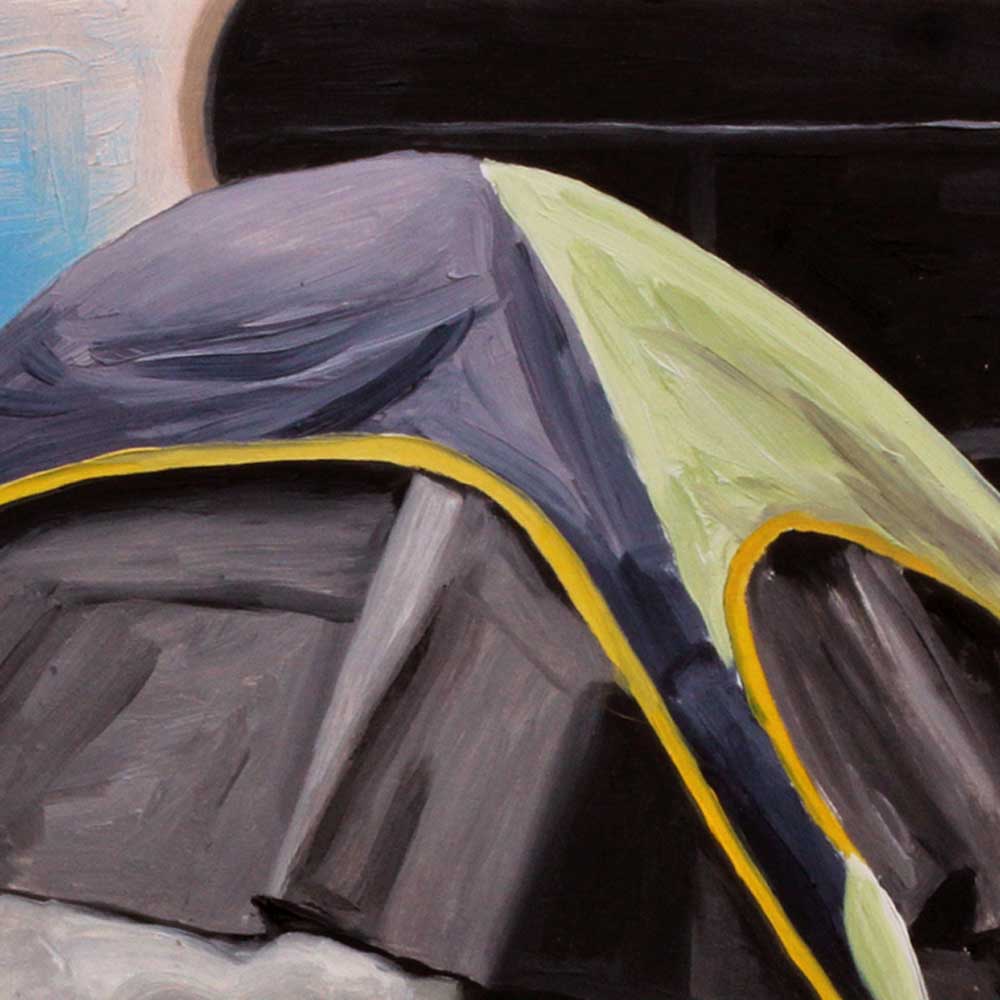 Lisa Adams: 'Tent House 2' Art Drop Print Editions
