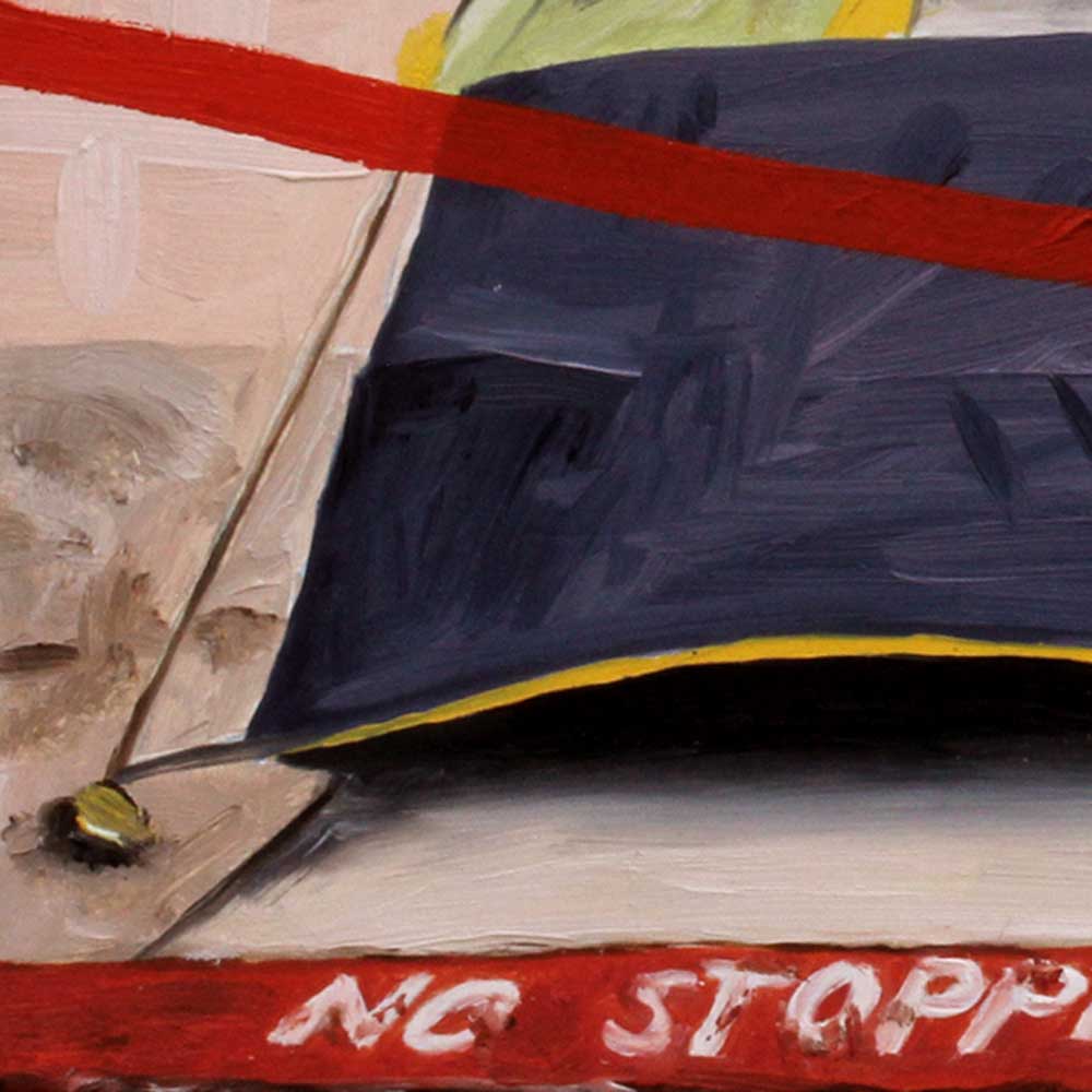 Lisa Adams: 'Tent House 2' Art Drop Print Editions