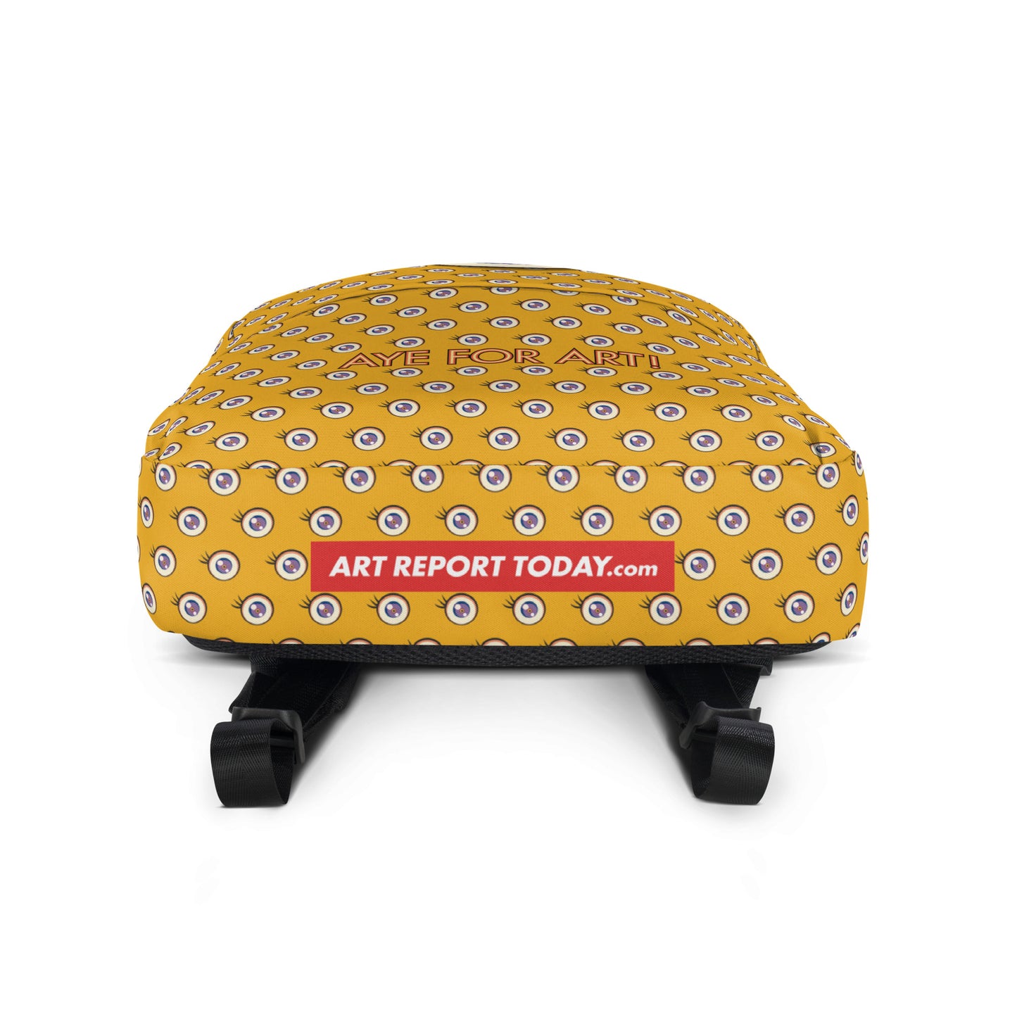 Aye For Art! Print Backpack, Yellow