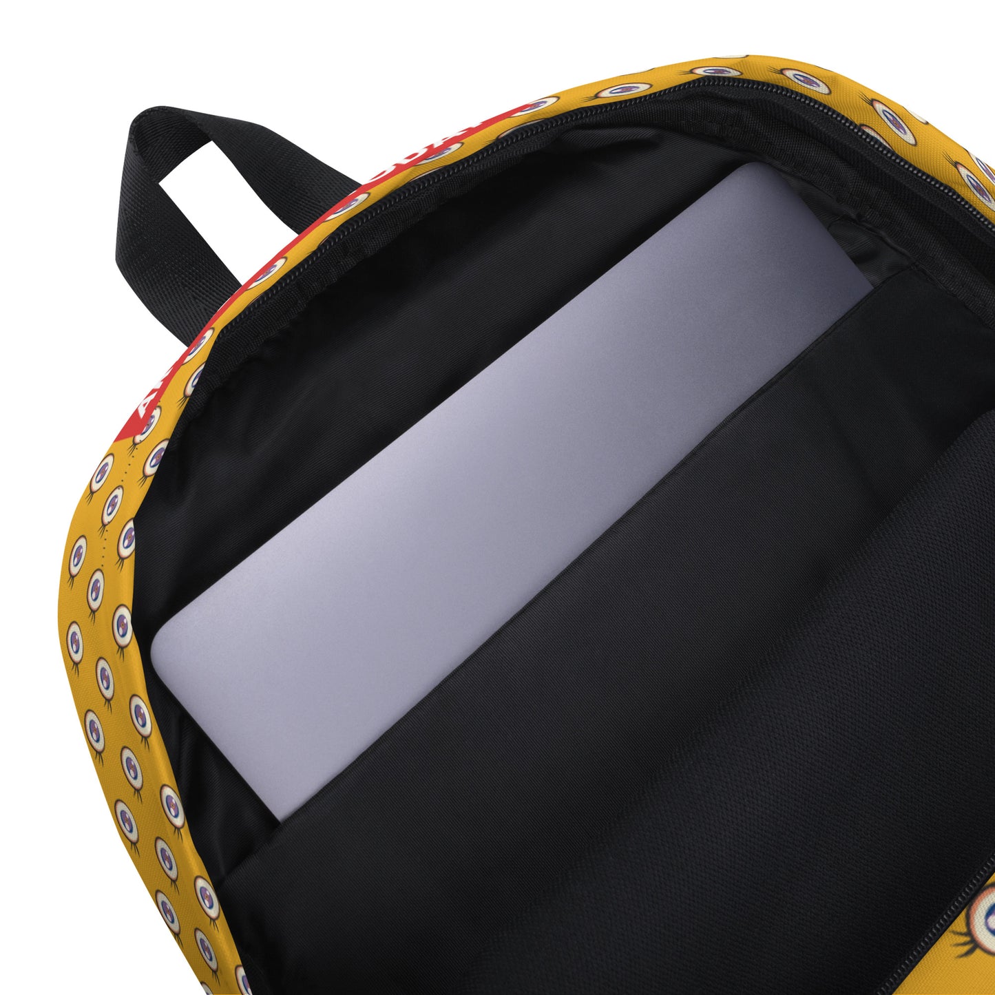 Aye For Art! Print Backpack, Yellow