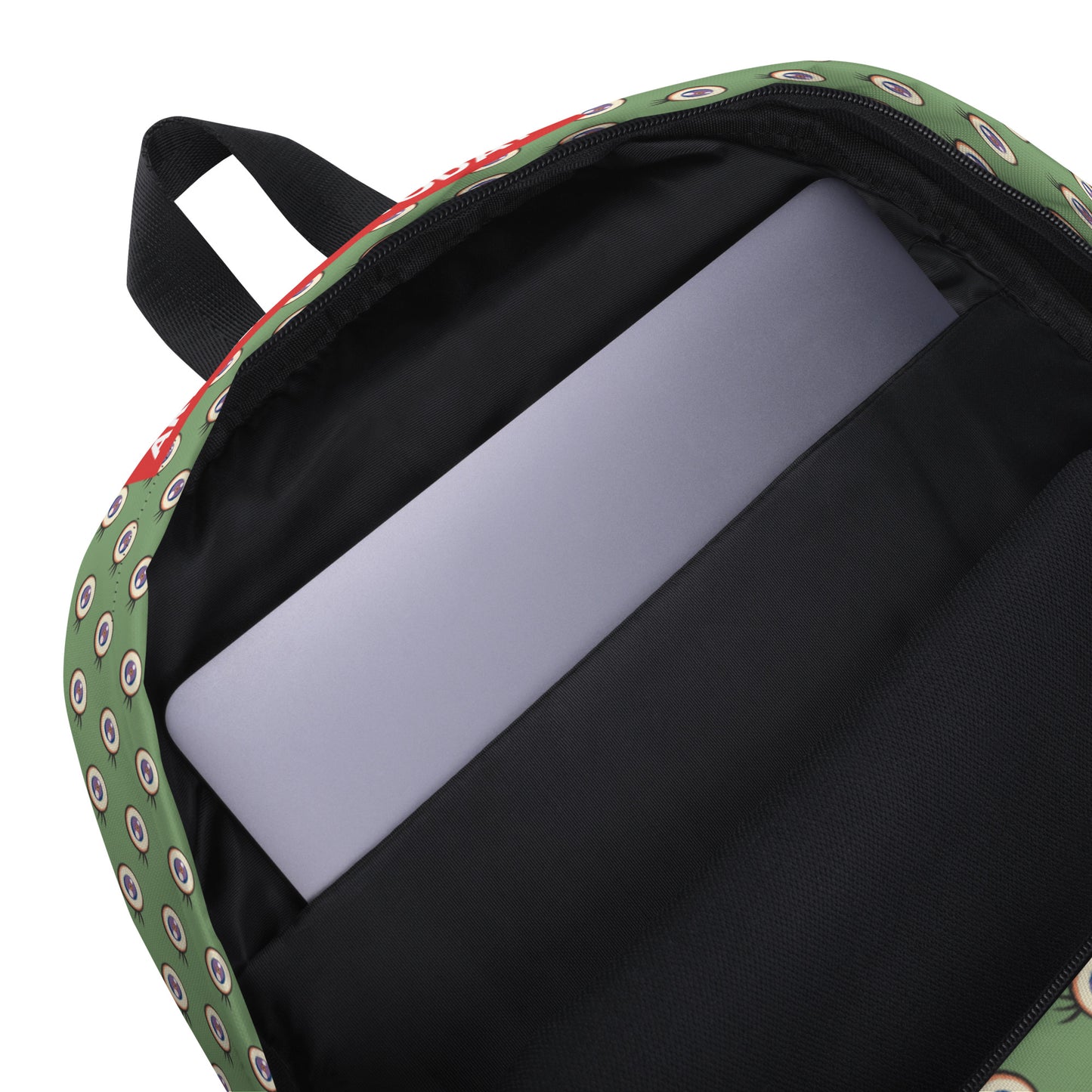 Aye For Art! Print Backpack, Green