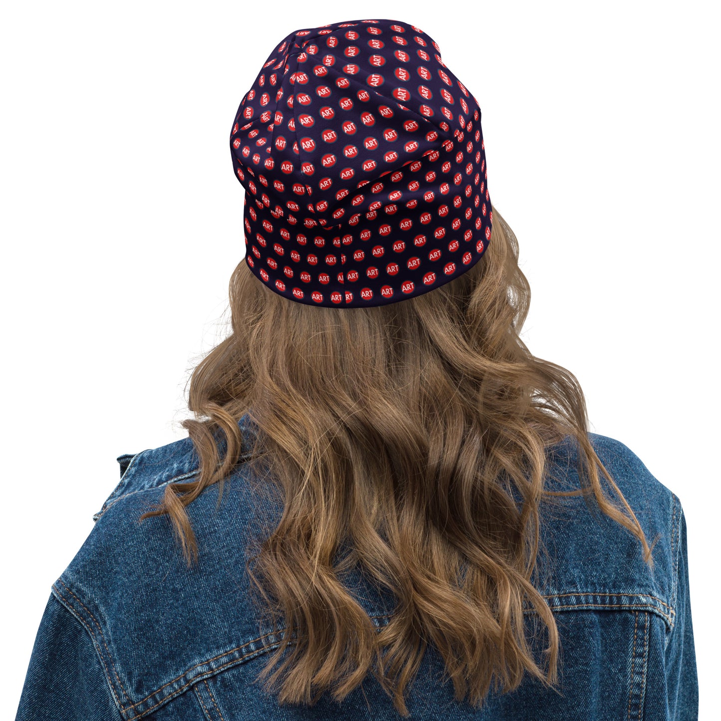 CircleArt Print Deep Blue Beanie