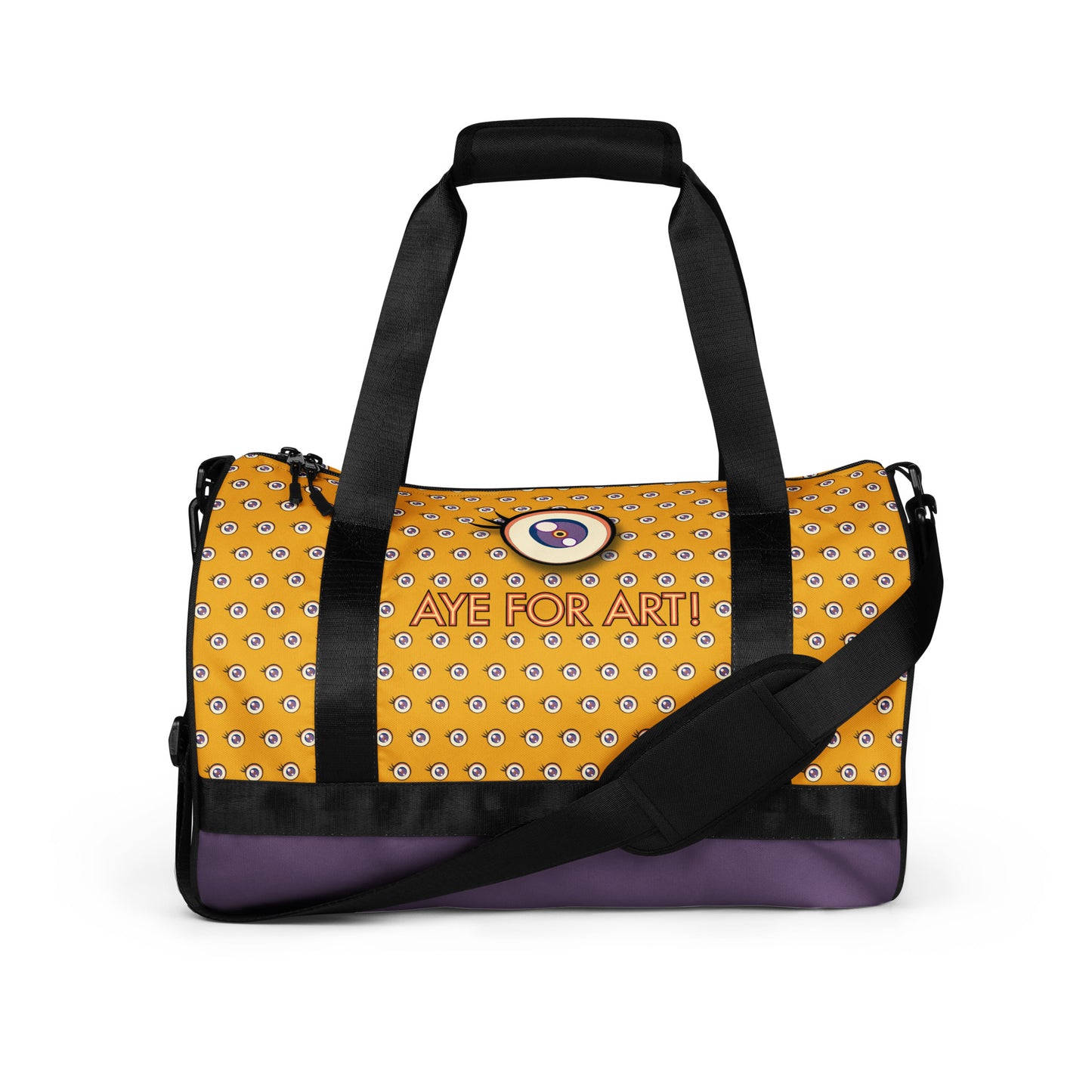 'Aye for Art' Print Gym Bag