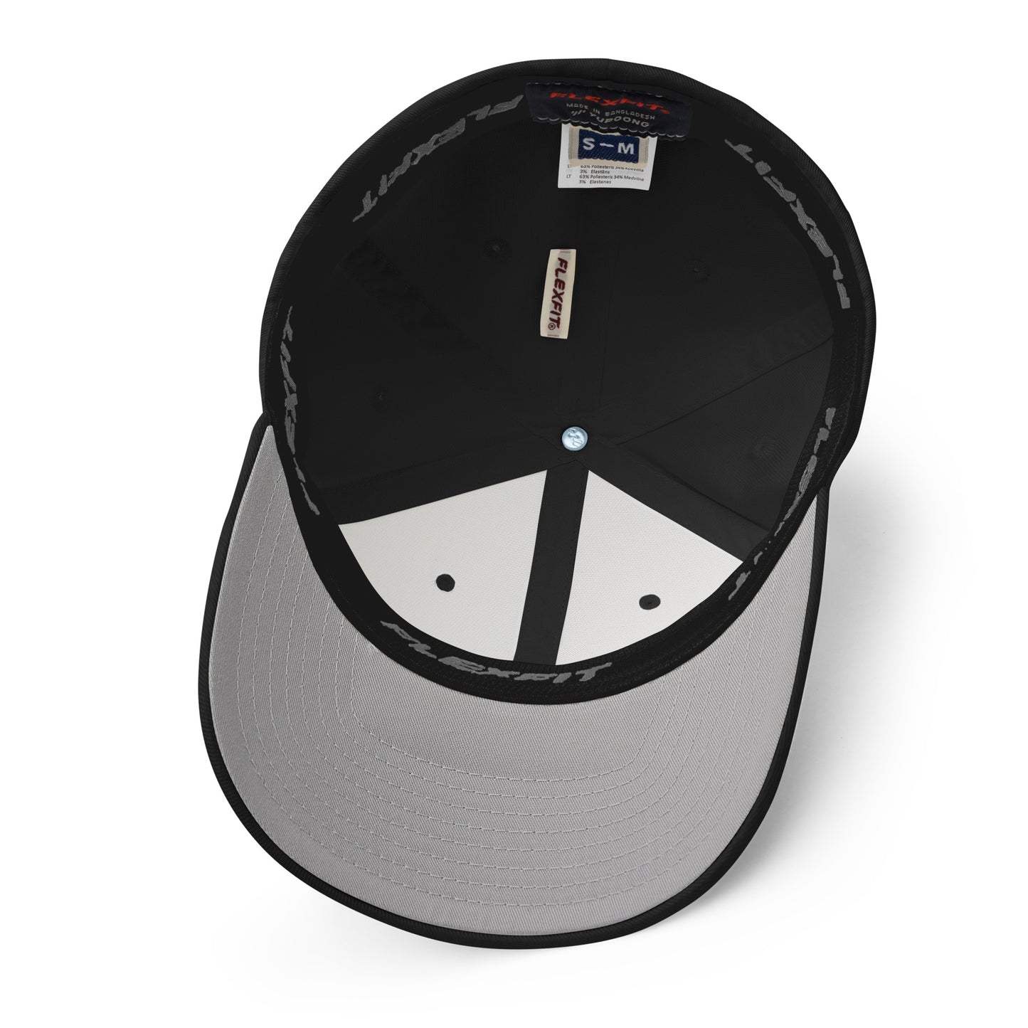 'Appreciate Everything Endlessly' 3-D Puff Embroidery, Monochromatic Embroidered Cap, Black