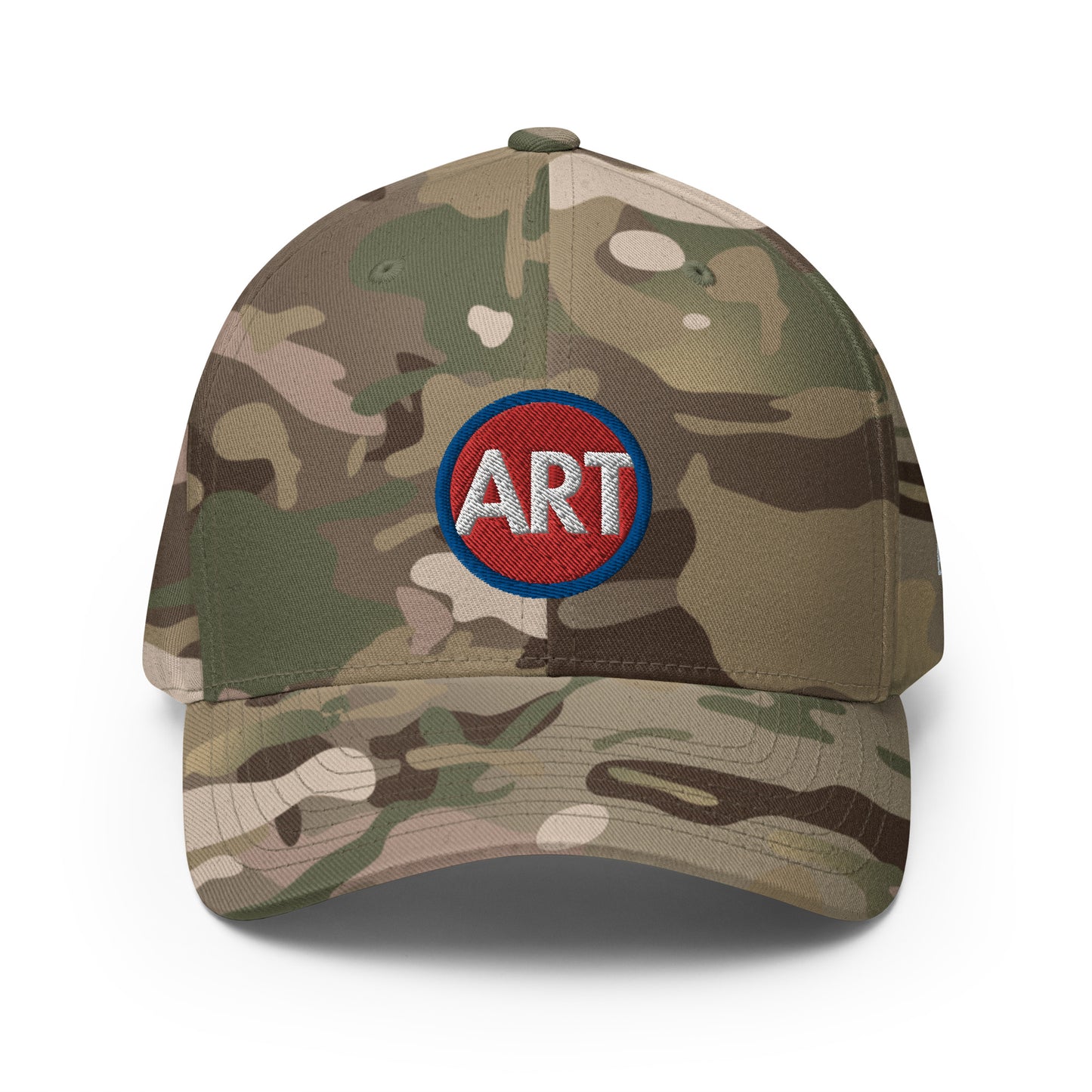 'Appreciate Everything Endlessly' CircleArt (Red, White & Blue) Structured Twill Cap