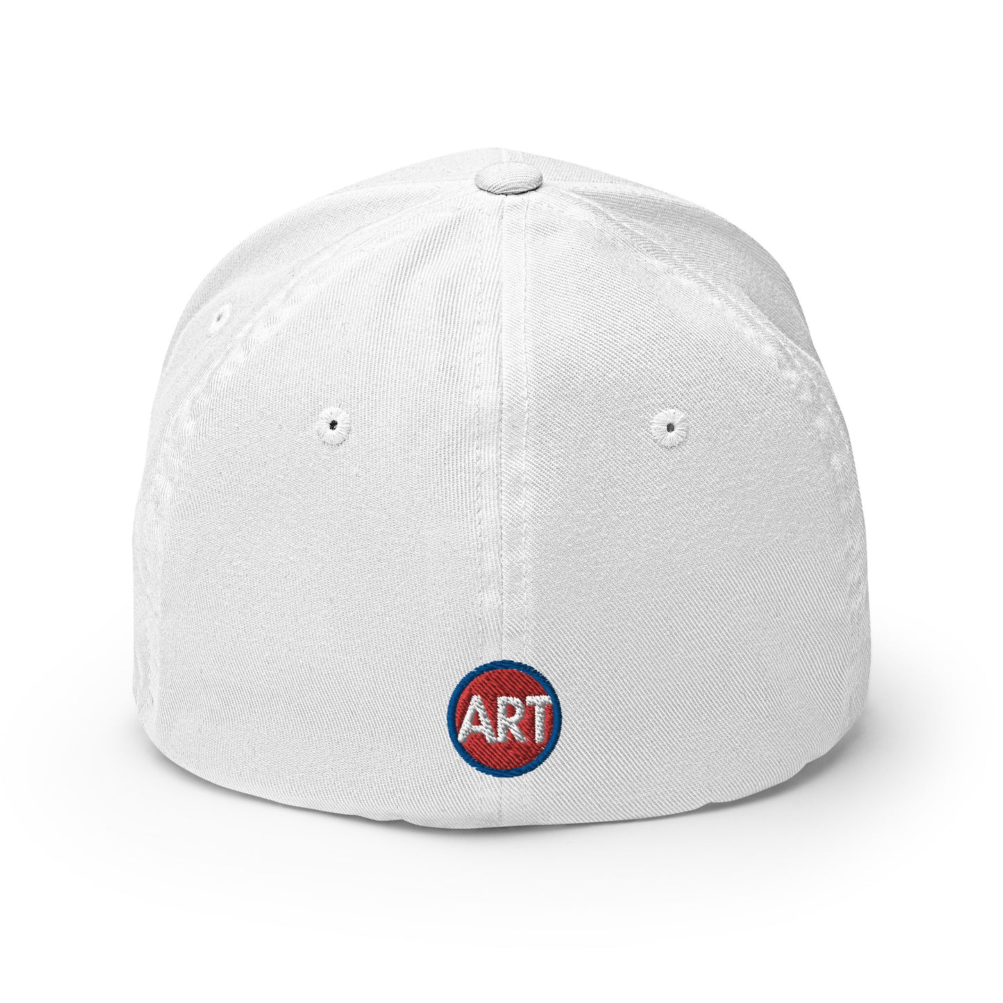 'Appreciate Everything Endlessly' 3-D Puff Embroidery, Monochromatic Embroidered Cap, White