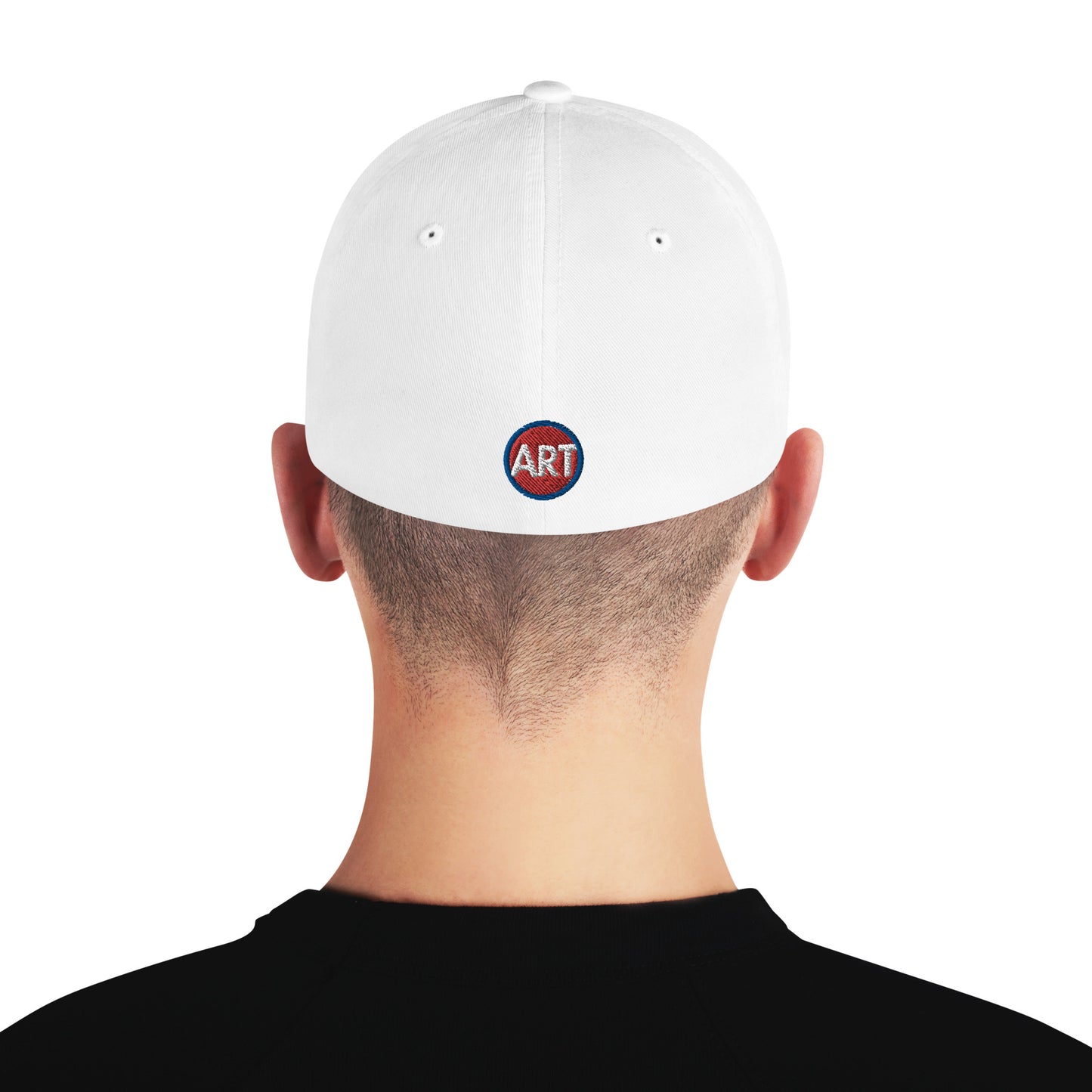 'Appreciate Everything Endlessly' 3-D Puff Embroidery, Monochromatic Embroidered Cap, White