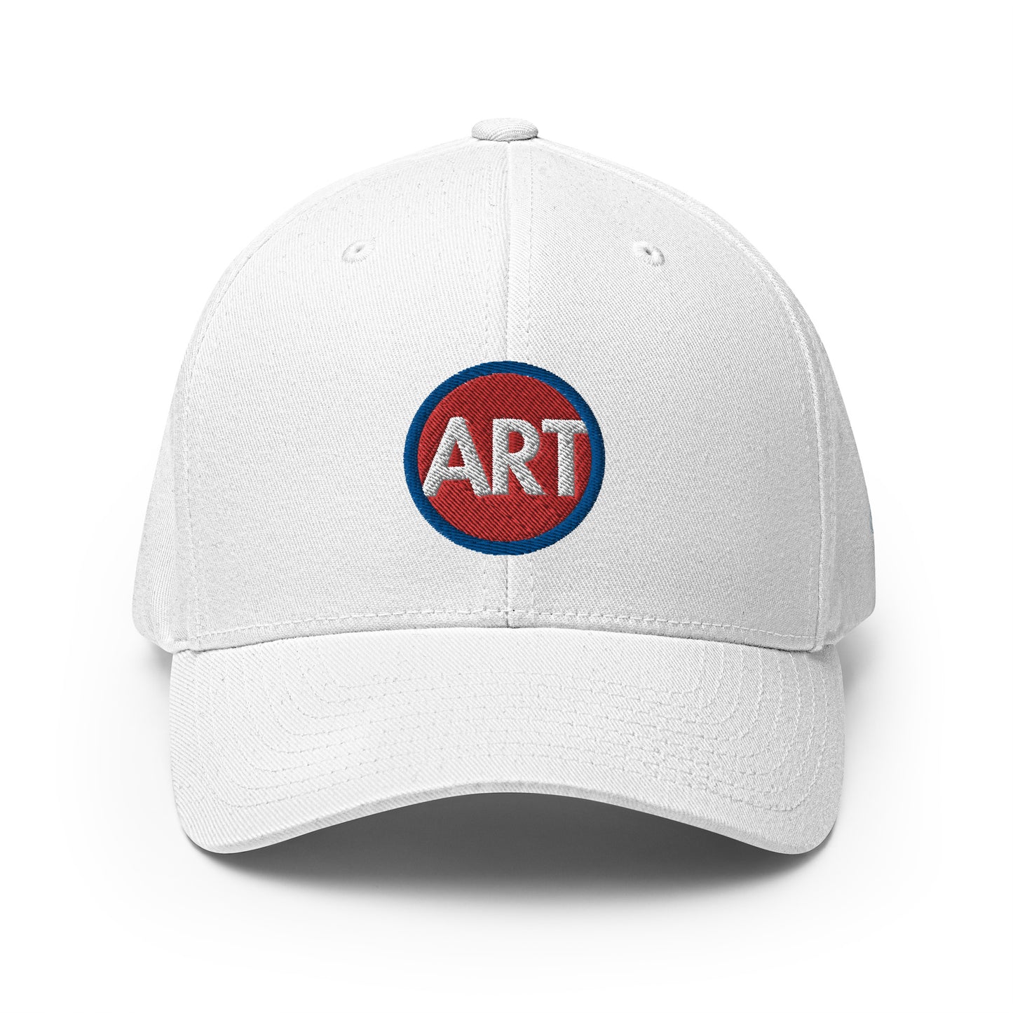 'Appreciate Everything Endlessly' CircleArt (Red, White & Blue) Structured Twill Cap