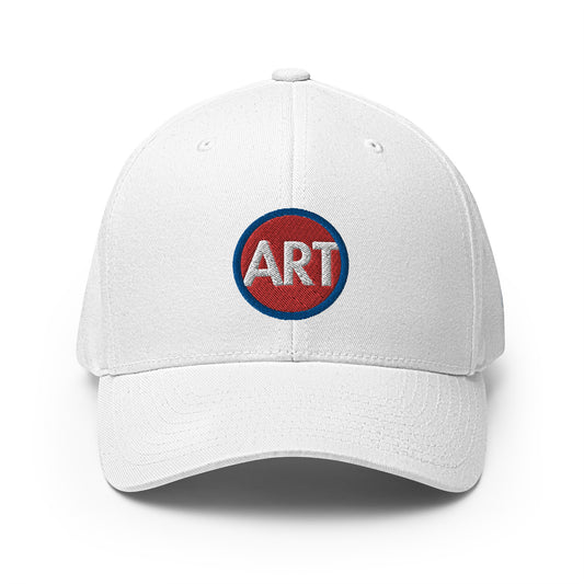'Appreciate Everything Endlessly' CircleArt (Red, White & Blue) Structured Twill Cap