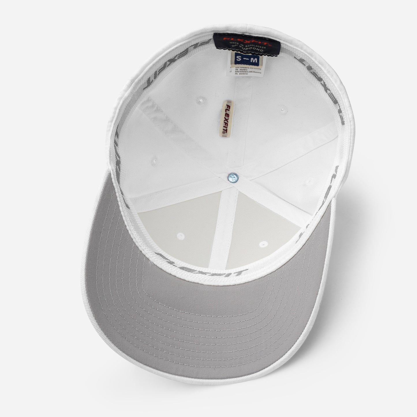'Appreciate Everything Endlessly' 3-D Puff Embroidery, Monochromatic Embroidered Cap, White