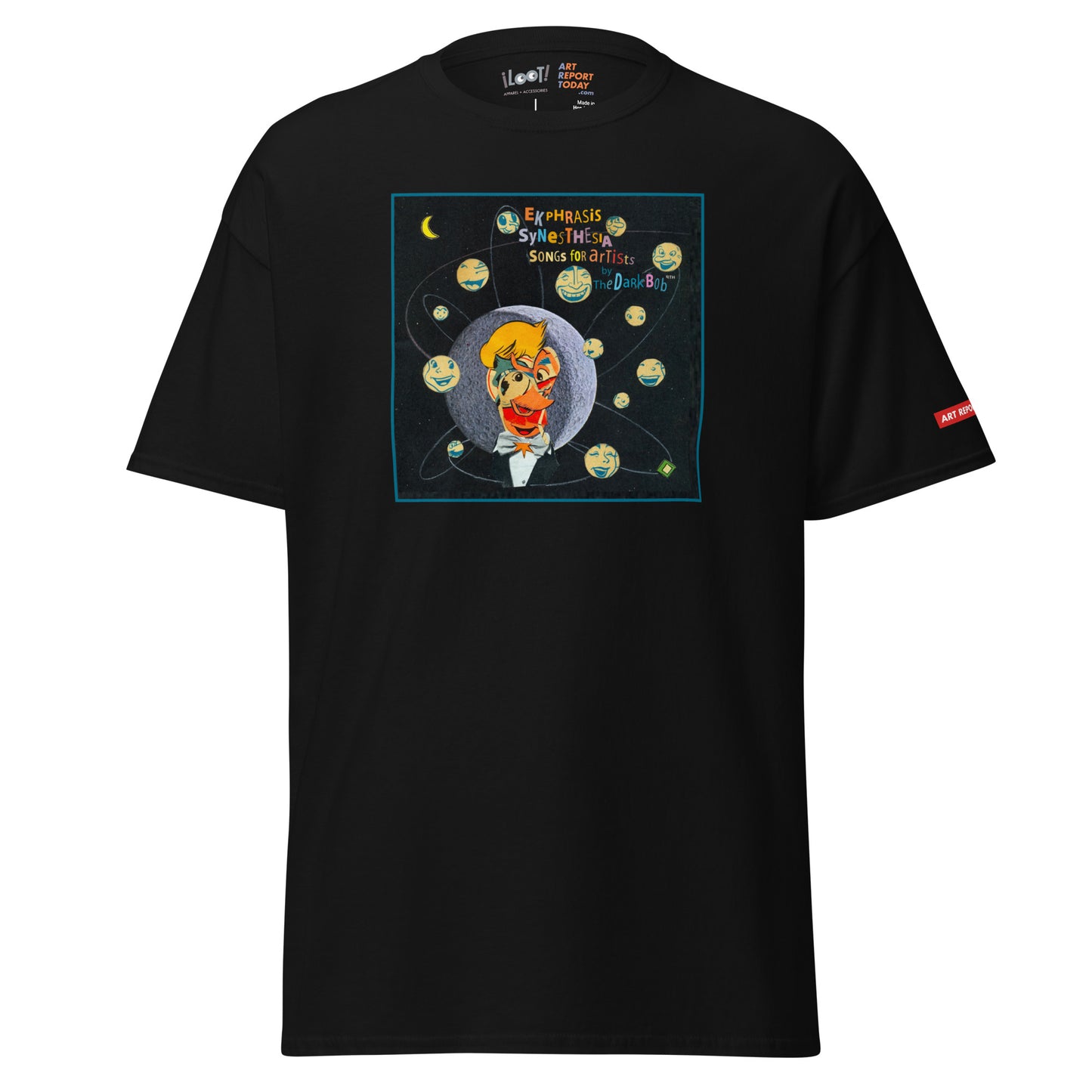 The Dark Bob 'Ekphrasis Synesthesia, Songs for Artists,' Cover Art by Lou Beach Classic Tee