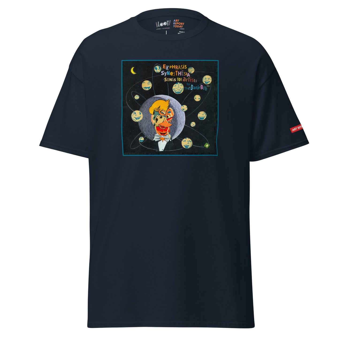The Dark Bob 'Ekphrasis Synesthesia, Songs for Artists,' Cover Art by Lou Beach Classic Tee