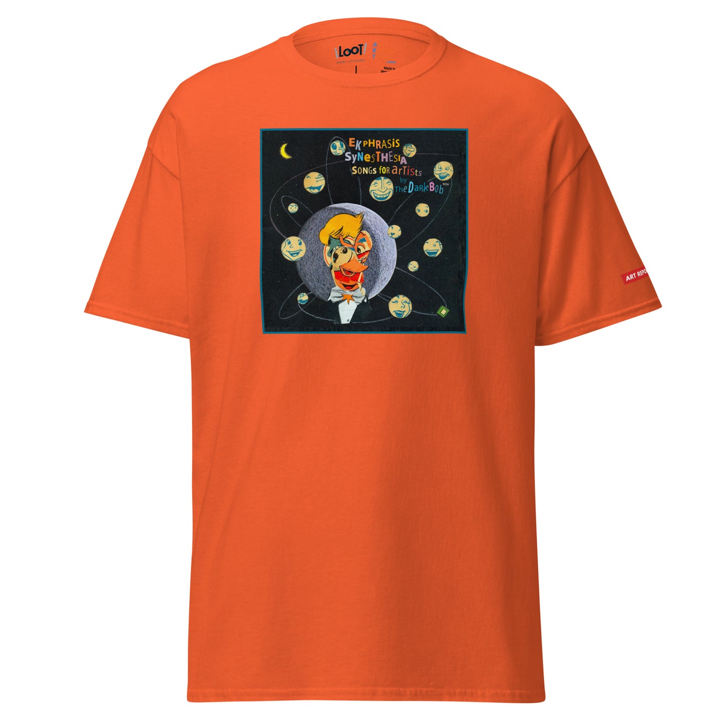 The Dark Bob 'Ekphrasis Synesthesia, Songs for Artists,' Cover Art by Lou Beach Classic Tee