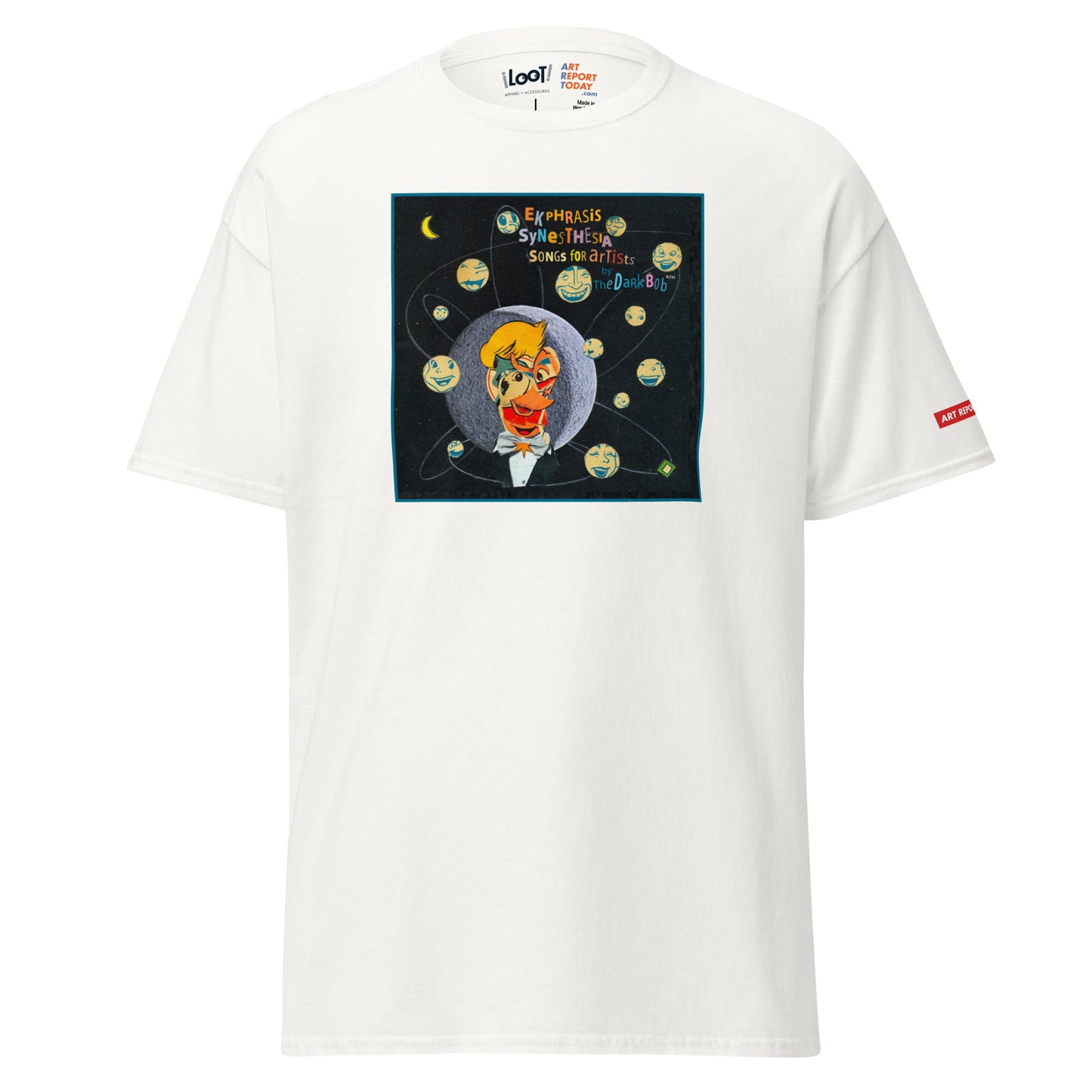 The Dark Bob 'Ekphrasis Synesthesia, Songs for Artists,' Cover Art by Lou Beach Classic Tee