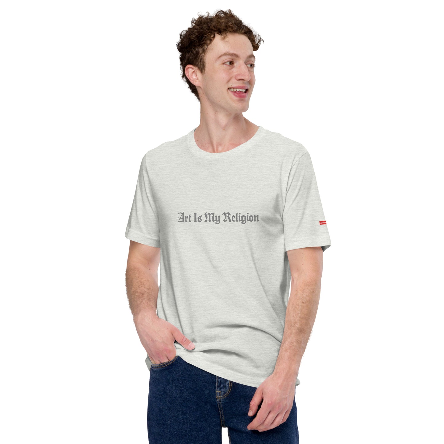 Art Is My Religion. Unisex Fashion Cut T-Shirt