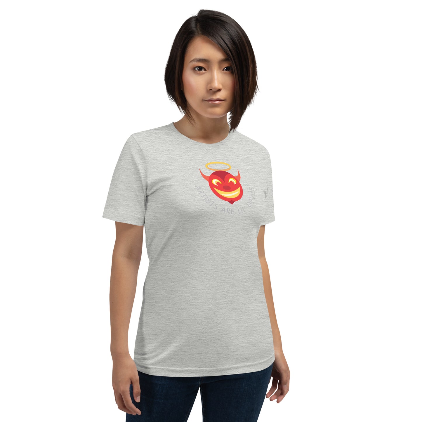 'Artists Are Lil' Devils' Unisex Fashion T-Shirt