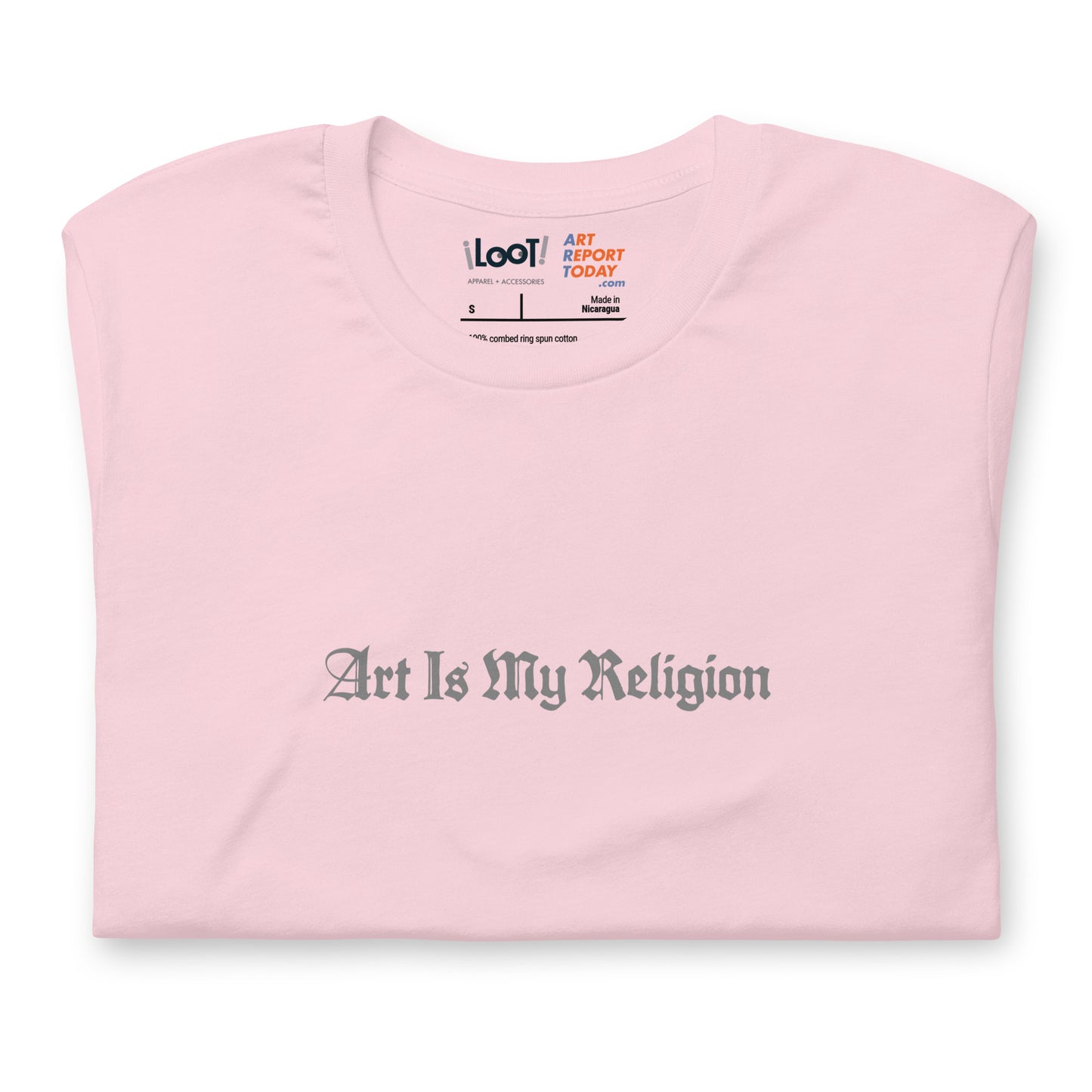 Art Is My Religion. Unisex Fashion Cut T-Shirt