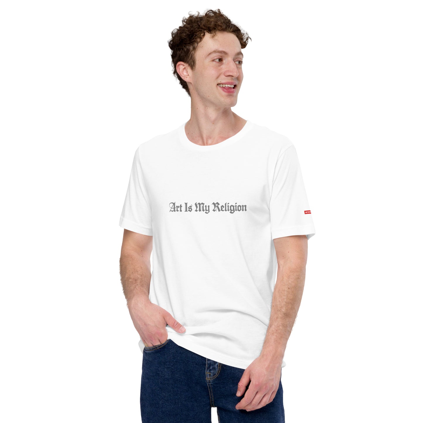Art Is My Religion. Unisex Fashion Cut T-Shirt