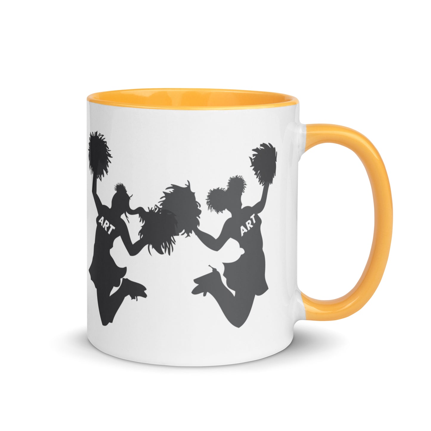 Art Cheerleaders Ceramic Mug with Your Custom Color
