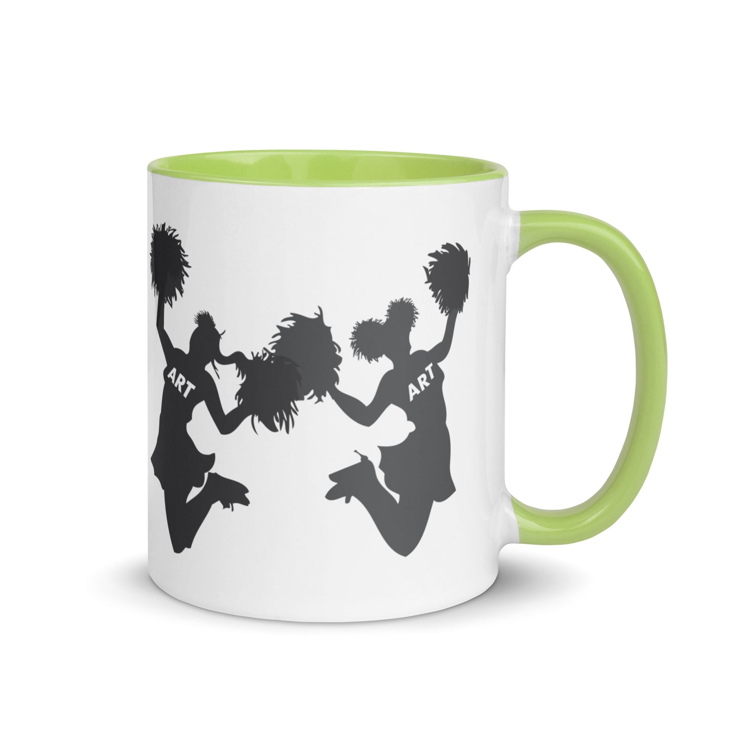 Art Cheerleaders Ceramic Mug with Your Custom Color