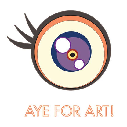 Aye For Art! (after Murakami) Print Backpack, Green