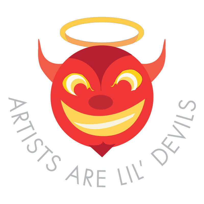 'Artists Are Lil' Devils' Unisex Fashion T-Shirt