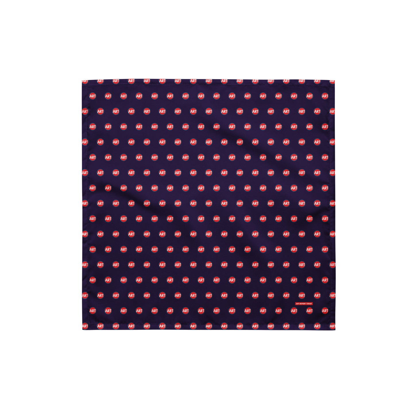 CircleArt Deep Blue Bandana Print