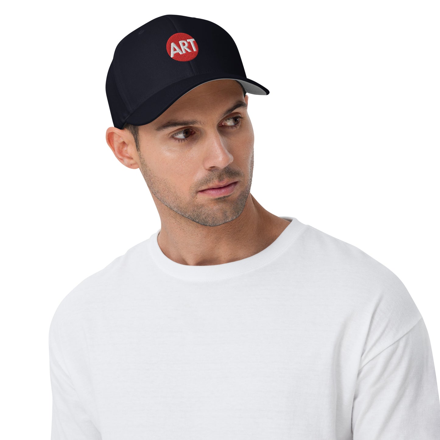 Closed-Back Twill Cap with Embroidered CircleArt Logo