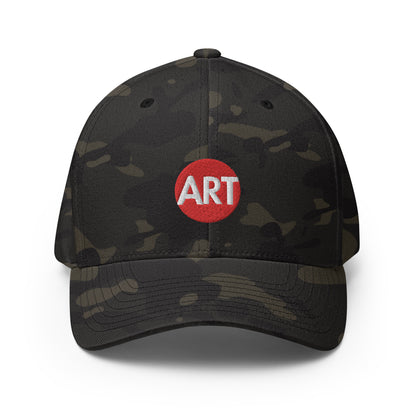 Closed-Back Twill Cap with Embroidered CircleArt Logo