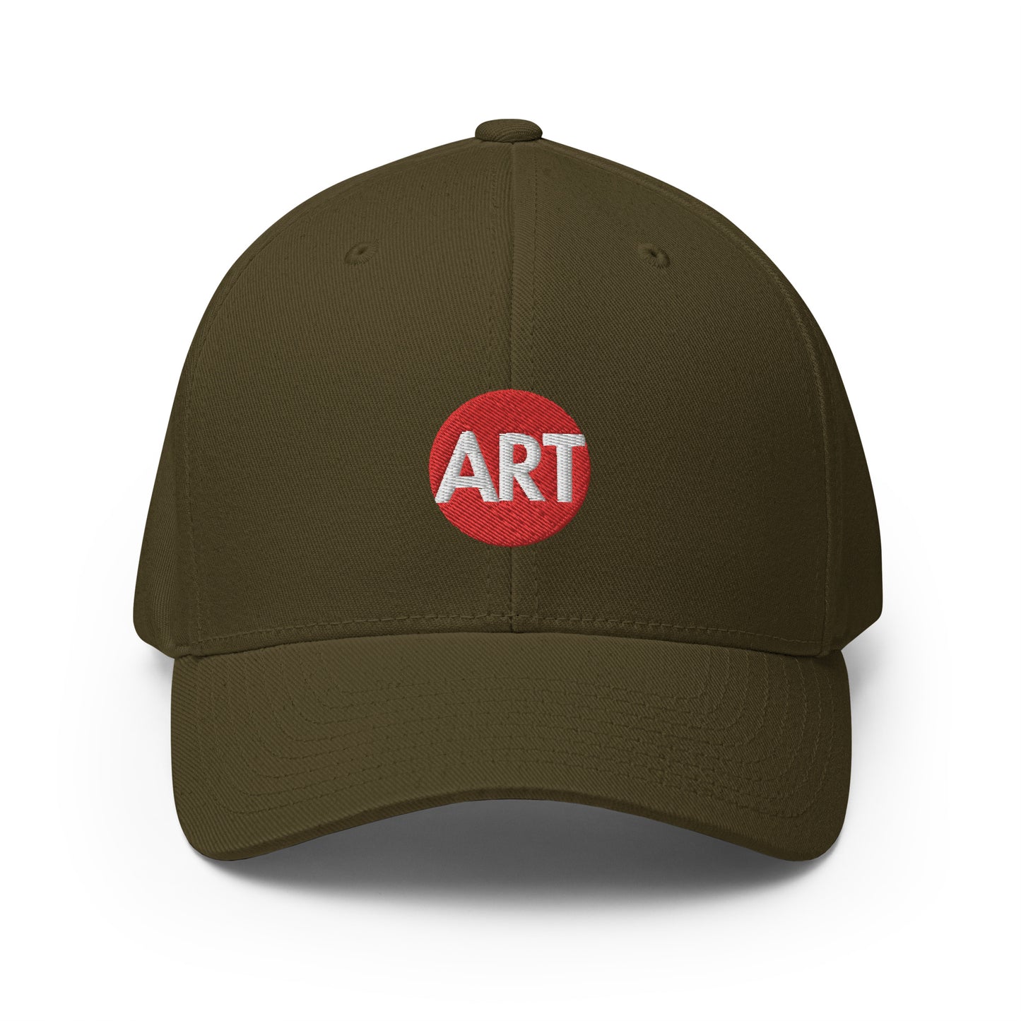 Closed-Back Twill Cap with Embroidered CircleArt Logo