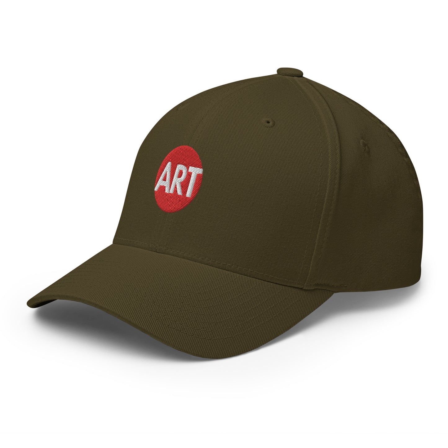 Closed-Back Twill Cap with Embroidered CircleArt Logo