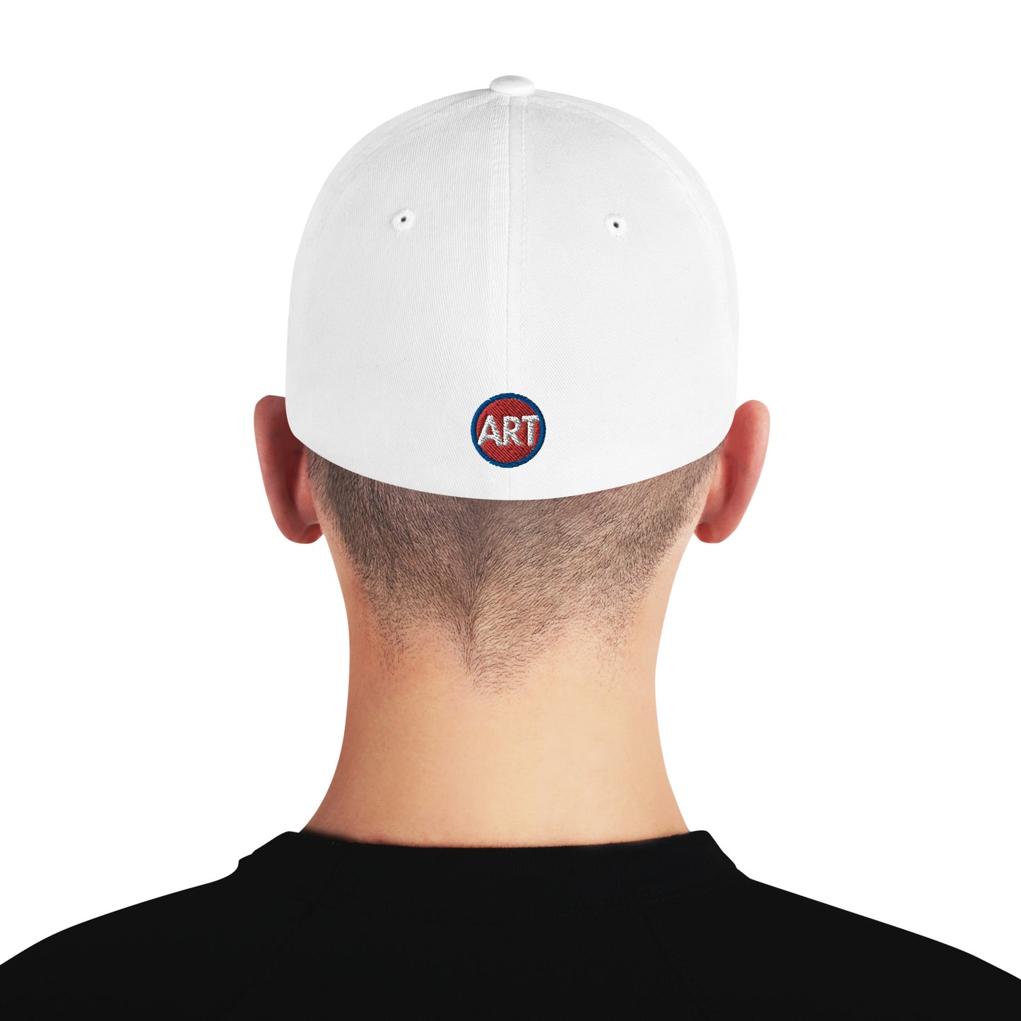 'Appreciate Everything Endlessly' 3-D Monochromatic Embroidered Cap, White