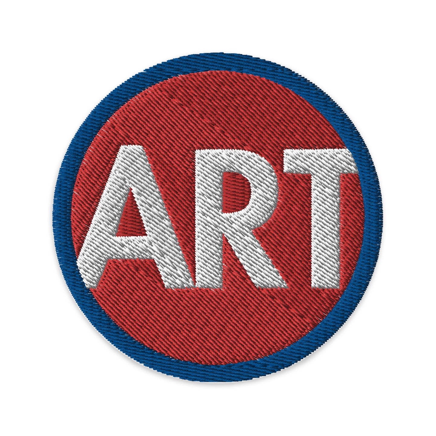 All-American Embroidered Patch with Our CircleArt Logo