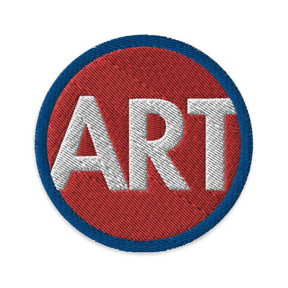 All-American Embroidered Patch with Our CircleArt Logo