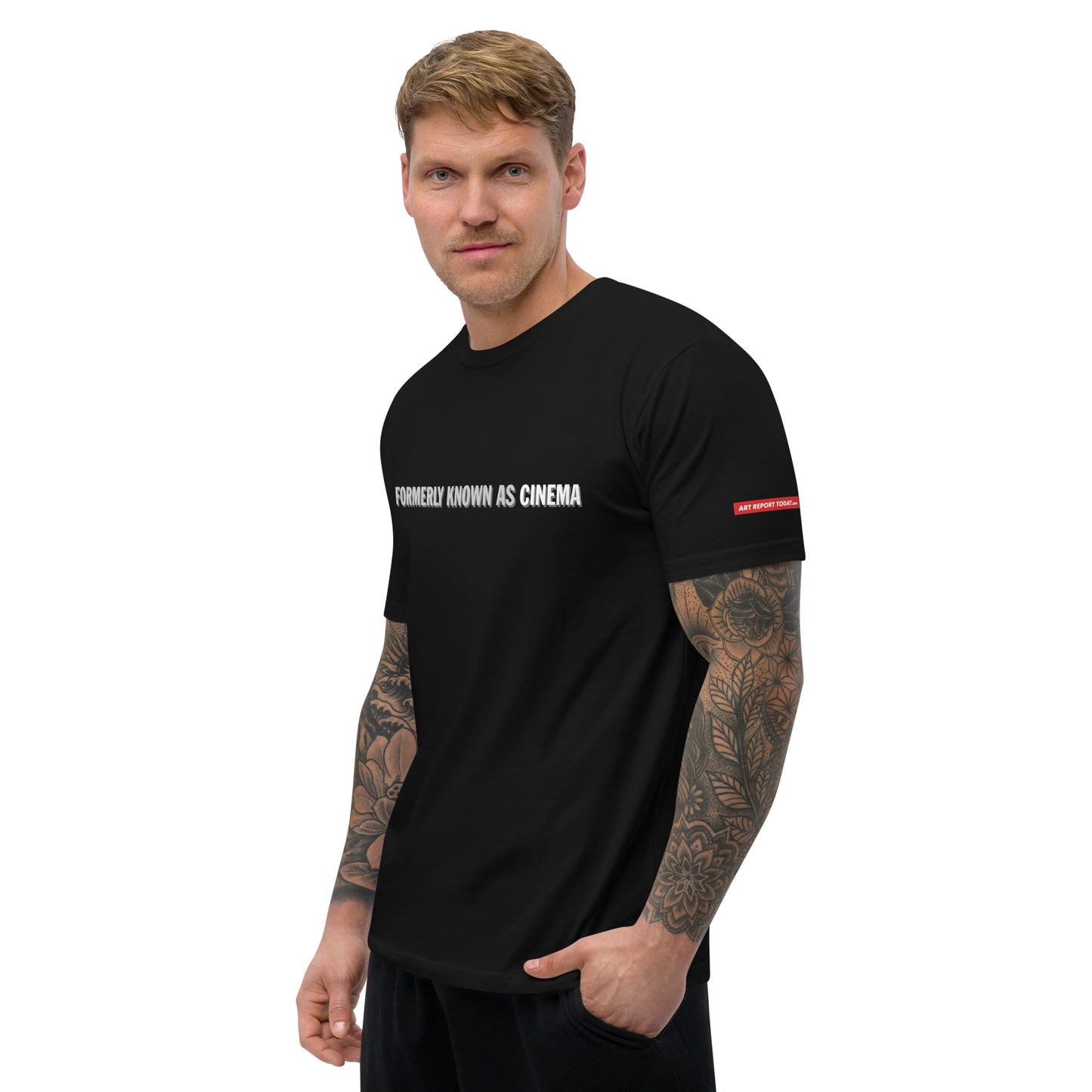 'Formerly Known As Cinema' Men's Fitted T-Shirt