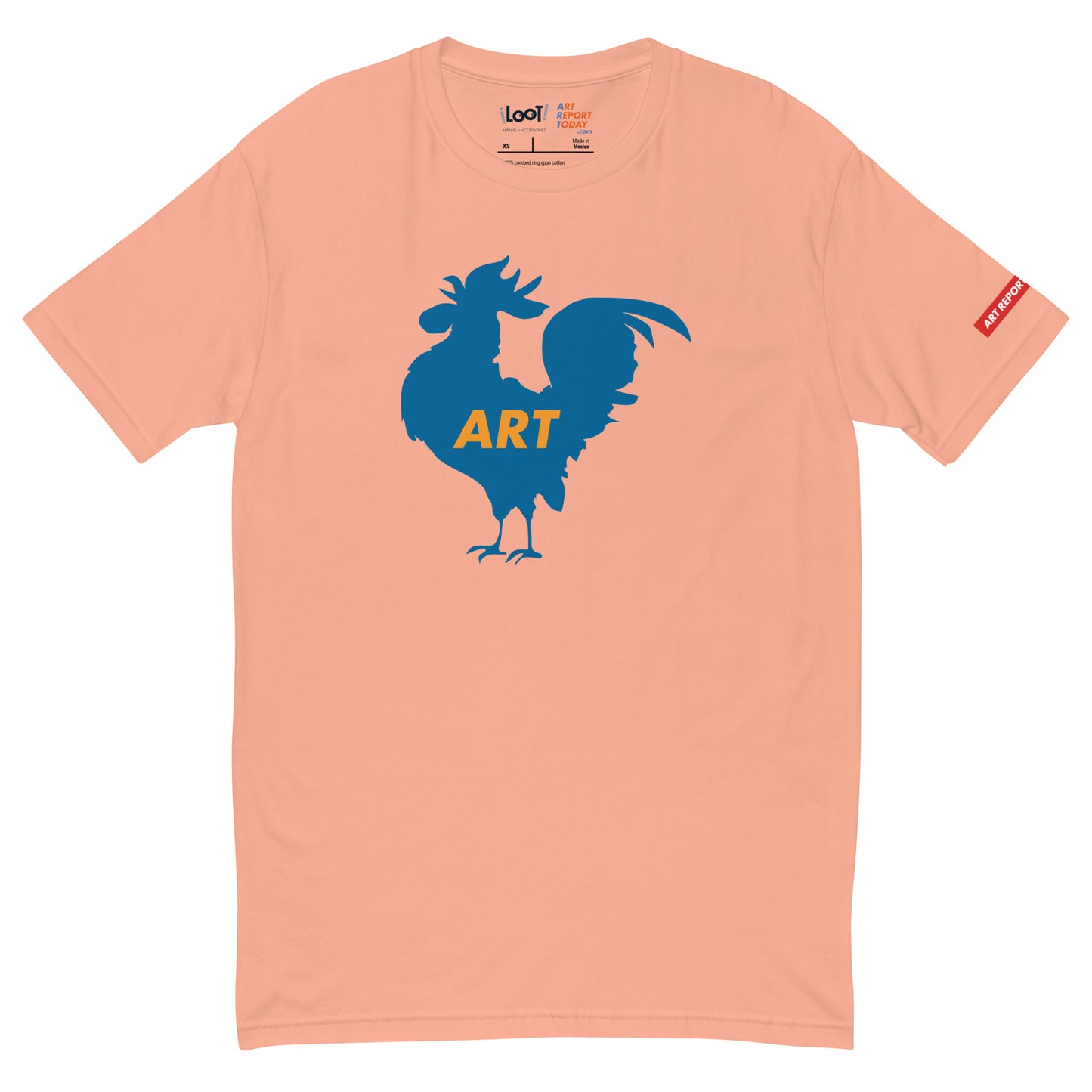 Art Rooster! Men's Fitted Fine Fashion Tee