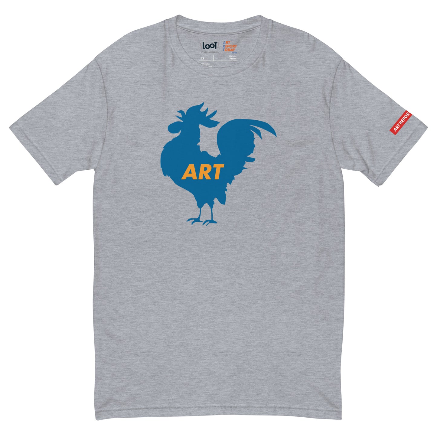 Art Rooster! Men's Fitted Fine Fashion Tee