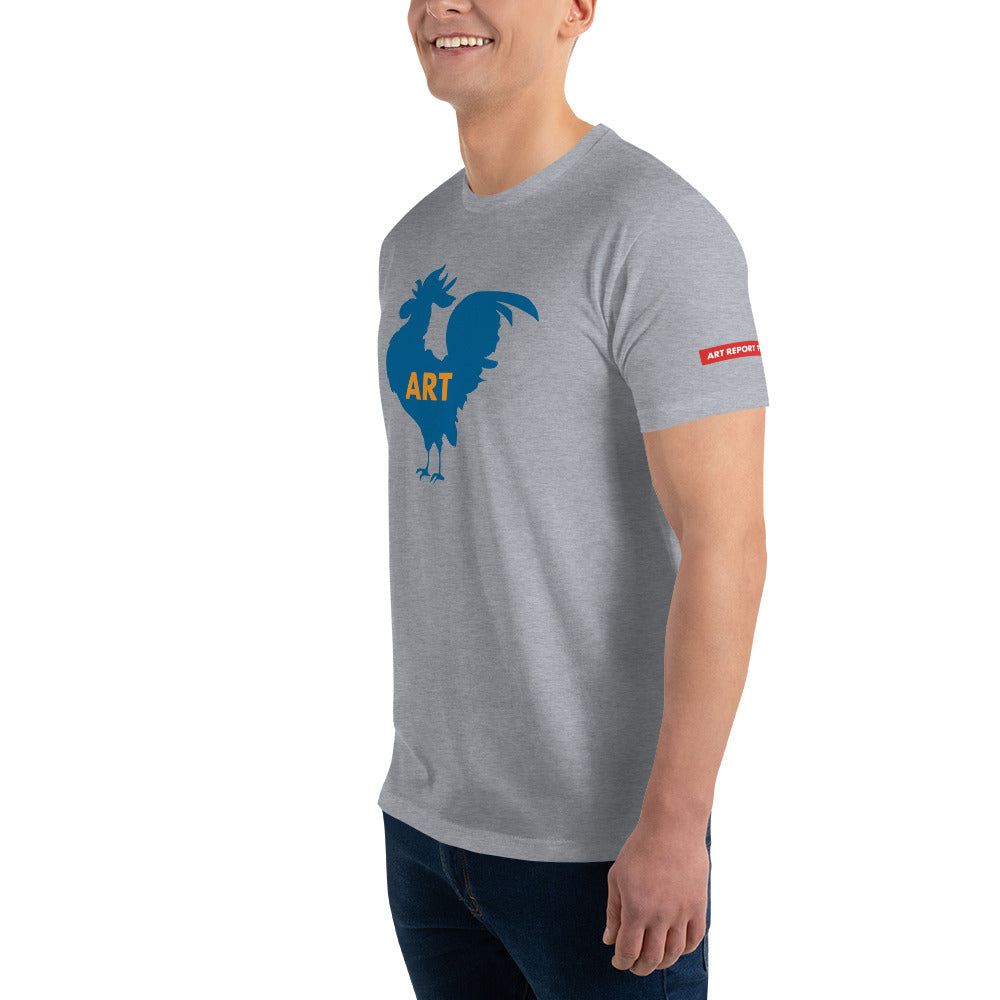 Art Rooster! Men's Fitted Fine Fashion Tee