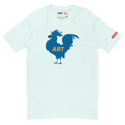 Art Rooster! Men's Fitted Fine Fashion Tee