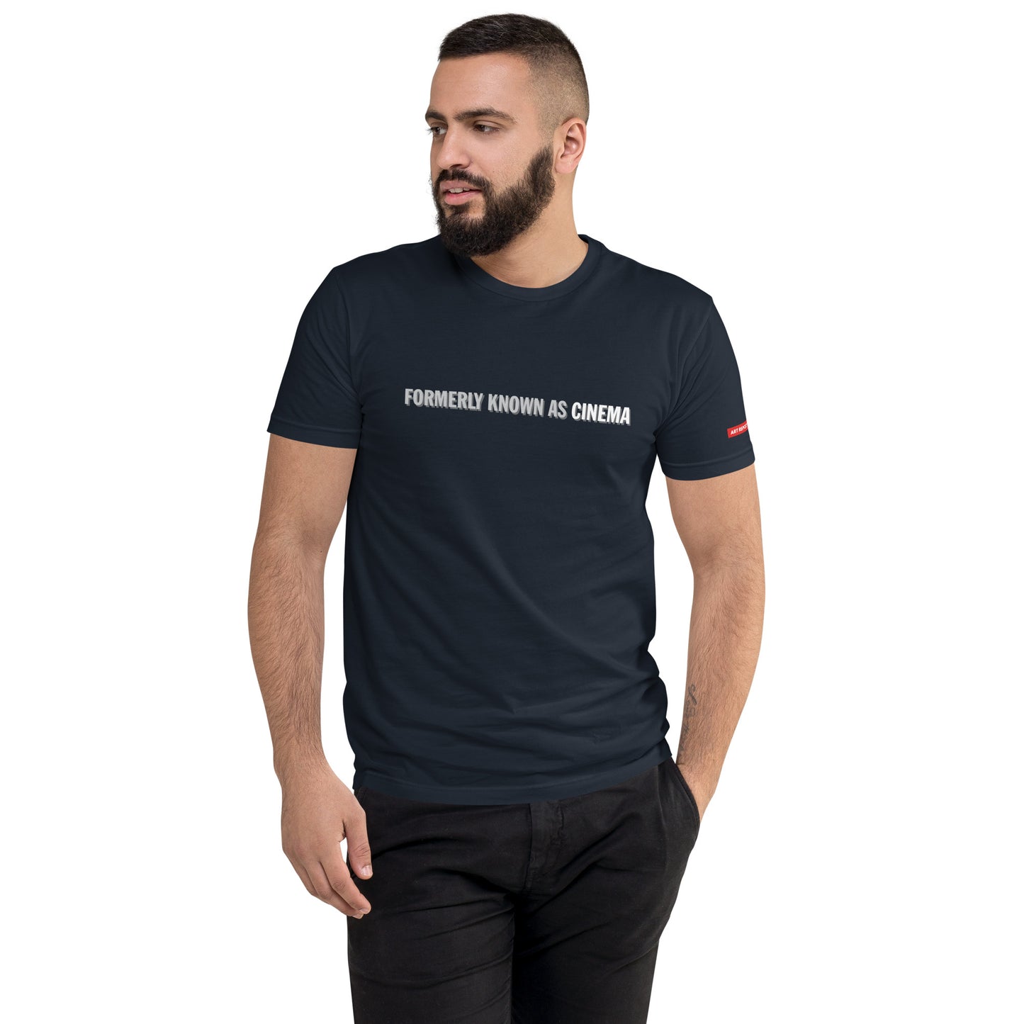 'Formerly Known As Cinema' Men's Fitted T-Shirt