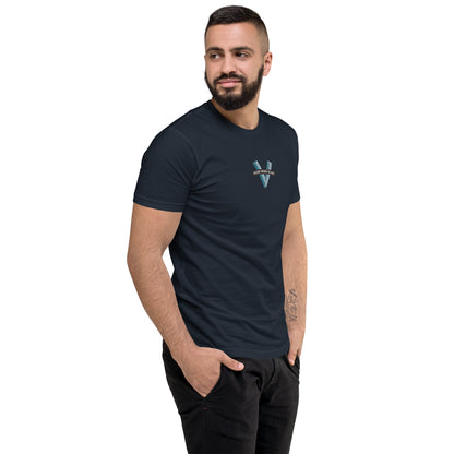 Victory Through the Arts! Men's Fitted Fashion T-shirt