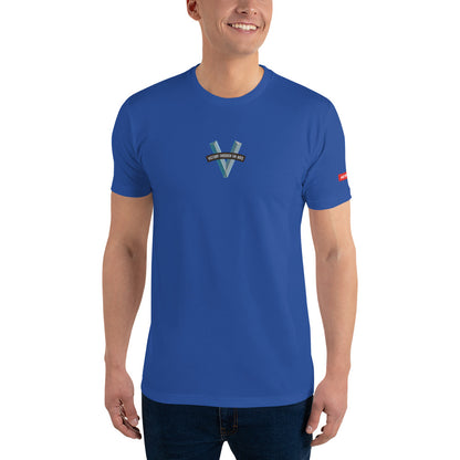 Victory Through the Arts! Men's Fitted Fashion T-shirt